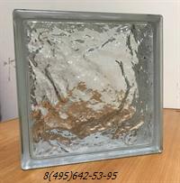 Стеклоблок Vitrablok бесцветный америка айс  197х197х80